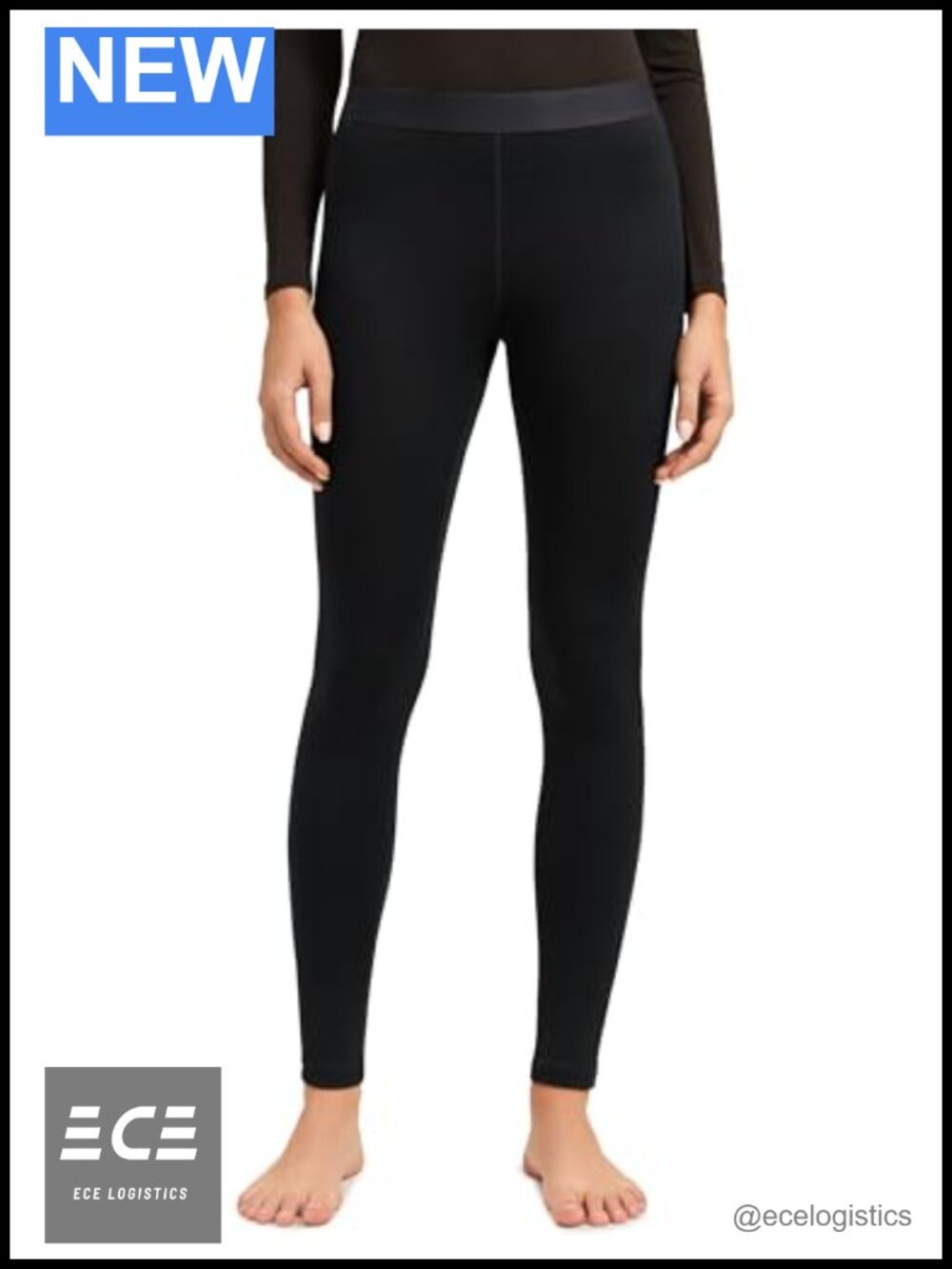 Merino Wool Base Layer Leggings 190 Slim Fit 29 Inseam